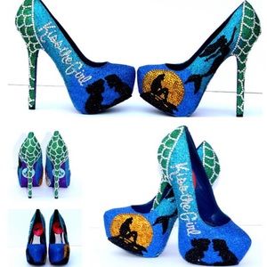 The Little Mermaid Pumps with Swarovski Crystals